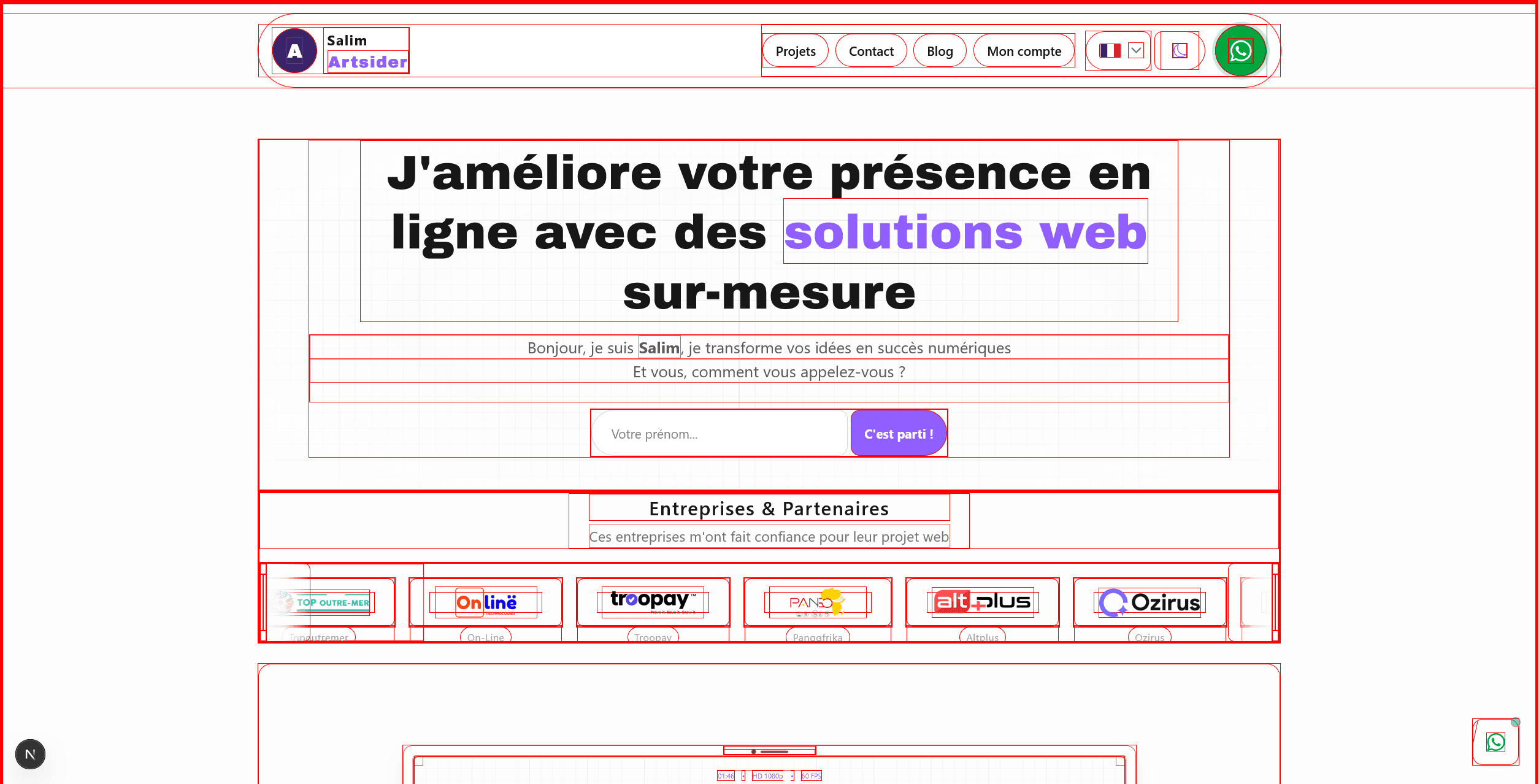 Le sélecteur universel CSS : une ligne simple pour déboguer vos layouts